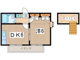 パレス平塚の物件間取画像